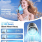 TORRAS COOLiFY iva Handheld Fan with Ice Cooler, 0-100 Adjustable Speed, Super Mini Powerful Portable Fan 5000mAh Rechargeable, Hand Fans for Travel Essentials, Outdoor, Gifts for Dad Women, Charcoal