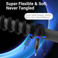 Elecan Mini Toslink to Toslink Digital Optical S/PDIF Audio Cable 15 Ft, Gold Plated Soft Flexible Fiber Optic Cable,Signal Protection PVC,Surround Sound for Soundbar,Home Theater,Hi-Fi System+Ties MI