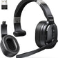TECKNET Bluetooth Trucker Headset, Single and Dual Ear Wireless Headset with Mic for Work Noise Cancelling, 50Hrs 3 EQ Music Modes Trucker Bluetooth Headphones for PC, Drivers, Office, Call Center