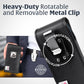 Turtleback Belt Clip for iPhone 16 Pro Max, 15 Pro Max, 14 Pro Max -Large- Fits w/Defender Bulky Style Cases, Premium Black Leather, Vertical Belt Holder, Magnetic Closure HD Rotating Belt Clip