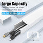 Yecaye Large Cord Hider for 3-4 Wires, Paintable Cord Cover Wall Cable Management System, PVC Wire Hide, Cable Raceway Kit for Wall Mount TV, W1.18in H0.67in, White