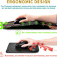 Hokafenle Ergonomic Mouse Pad Wrist Support with Massage Design, Wrist Rest Pain Relief Mousepad with Memory Foam&Non-Slip PU Base, Mouse Pads for Wireless Mouse & Desk (12x8 inch,Paw)
