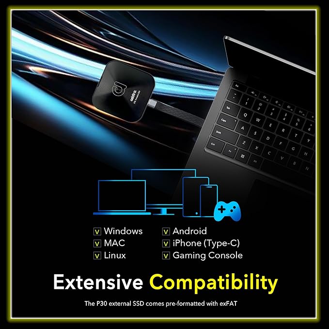 Addlink P30 2TB External SSD USB4 4000MB/s Type C Compatible thunderbolt 4, Tesla, iPhone15/16&iPad&Mac, Steam Deck/Android/PS5&4 Smart TV Magsafe ProRes 4K 120fps, Includes USB4.0 Cable Aluminum case