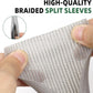 Split Wire Loom Tubing, Cable Protector Sleeve, Braided Cable Management for TV/Computer/Home Theater/Engine Bay, Cord Protectors from Pets No Chew (Grey, 1/2"-25ft)