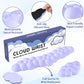 Cloud Wrist Rest for Keyboard and Mouse, Memory Foam PU Leather Keyboard Wrist Rest with Ergonomic Support, Non-Slip Base, Cute Arm Rest Pad & Palm Cushion, Office Desk Accessory, Purple