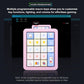 Adventurers K812 Wired Mechanical Numeric Keypad, 19-Key Hot-Swappable RGB Numpad, Macro Programmable, Detachable Type-C Cable, Game/Office Mode Switch – for PC/Laptop/Desktop (Pink)