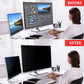 [2 Pack] Easges 23.8 Inch Computer Privacy Screen Filter for 16:9 Aspect Ratio, Eye Protection, Anti-Glare, Anti-Blue Light Computer Monitor Privacy Filter, Removable Anti-Scratch 23.8" Protector Film