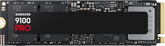 Samsung SSD 9100 PRO 2TB, PCIe 5.0x4 M.2 2280, Seq. Read Speeds Up to 14,700MB/s, Best for AI Computing, Gaming and Heavy Duty Workstations (MZ VAP2T0B/AM)
