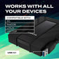 ADATA HD710 Pro - 1 TB External Hard Drive - Shockproof, Waterproof & Dustproof - Durable Storage - For Gamers, Students & Professionals - Mac, PC & Linux Compatible - Black - AHD710P-1TU31-CBK
