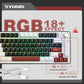 YUNZII B75 PRO Wireless Mechanical Keyboard,75% Layout with Knob,Hot Swap Gasket Custom Structure,Creamy Pre-lubed Switches,RGB Backlit,Bluetooth/Type-C/2.4G for Win/Mac(Cocoa Cream V2 Switch,Black)