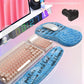 Hokafenle 2in1 Combination, Wave Keyboard Wrist Rest and Ergonomic Curvature Mouse Pad Wrist Support for Relieve Wrist Pain, Filled with Soft Cushion Memory Foam, Stay Positive
