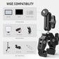 NEEWER Super Clamp Magic Arm Camera Mount with Phone Holder Action Cam Adapter Ball Heads 1/4" Threads Cold Shoe Cleaning Cloth Compatible with SmallRig GoPro for Desk Tripod Crossbar Gimbal Rod, ST83