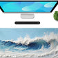 Galdas Gaming Mouse Pad XXL XL Large Long Extended Big Mousepad Non-Slip Rubber Keyboard Desk Pad with Stitched Edges for Laptop Home Office (31.5x11.8x0.08 Inch) … (Painting Waves)
