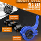 MAXRICH Barbell Clamp 1 inch Multiple Sizes & Adjustable Weight Clips for Quick Release Barbell Collars