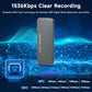 128GB(1800Hrs) Howabo Voice Activated Recorder with Playback, 40Hrs Recording Device with Metal Housing, 1536Kbps Digital Voice Recorder with USB-C for Interviews Personal Memo