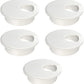 MAHDPRO Desk Grommet White 2 Inch (50 mm) Pack of 5-ABS Plastic Desk Cord Hole Cover to Arrange Cables & Wires Through Computer Table/Countertops