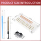 YIMAGUJRX RUNJRX 36 Switches Acrylic Lube Station,Keyboard Switch Grease 0.53oz/15g, Switch Opene for Cherry Kailh Akko TTC, Lube Kit for Mechanical Keyboard