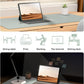 YSAGi Leather Desk Protector, Office Mat, Large Mouse Mat, Non-Slip PU Leather Blotter, Laptop Pad, Waterproof Writing Pad for Office and Home (Grayish Green, 23.6" x 13.8")