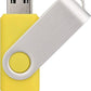Aiibe 8GB USB Flash Drive Colorful 8G Memory Stick Thumbdrives 10 Pack (Mix Colors : Black Blue Red Green Orange White Yellow Pink Purple Silver)