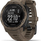 Garmin 010-02064-71 Instinct Tactical, Rugged GPS Watch, Tactical Specific Features, Constructed to U.S. Military Standard 810G for Thermal, Shock and Water Resistance, Tan