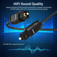 Adoreen Ultra-Thin Slim Digital Optical Audio Cable 20FT, Fiber Optic SPDIF Toslink Cord Gold-Plated High-Speed Flexible & Durable for TV Soundbar Home Theater Game Console PS4 Xbox Samsung +Ties