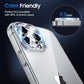 UniqueMe for 3 Pack iPhone 16 Pro/iPhone 16 Pro Max Camera Lens Protector - [Drop Protection] [Case Friendly] 9H Tempered Glass Camera Cover Screen [Update New Version] - Silver