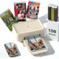 4x6 Photo Printer with 108 Sheets & 2 Ribbons - Dye Sublimation Wireless Portable Photo Printer for iPhone & Android Smartphones, Home & Travel Picture Printing, Ideal Gift, Beige