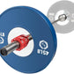 Lock-Jaw Sport Olympic Barbell Collar - Quick Release Barbell Clamp (Red)