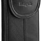 Hengwin Genuine Leather Cell Phone Holster for Belt Men, Vertical Phone Holder Belt Pouch Fits for iPhone 15 Pro Max 14 Pro Max 13 Pro Max Samsung Galaxy S24 Ultra Note9 Case with Belt Clip (Black)