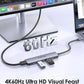 LENTION 6-in-1 USB C Hub Dock with 4K @60HZ HDMI Display, 4 USB-C Ports (USB 3.2 Gen 2, 10 Gbps), PD 100W Charging and for iPhone15 Series, New MacBook Pro, Mac Air, More (CE33, Space Gray)