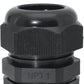 1" NPT Nylon Cable Glands, IP68 Waterproof Adjustable Cord Grip Cable Connector Strain Relief Wire Protectors for 18-25mm Cable Diameter, 2 Pcs, Black