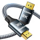 ARISKEEN 8K HDMI Cable 17 FT, 48Gbps High Speed HDMI 2.1 Cable, 8K 60Hz, 4K 120Hz 144Hz Braided HDMI Cord - 17 Feet