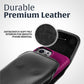 Turtleback Belt Clip for iPhone 16 Pro Max, 15 Pro Max, 14 Pro Max -Large- Fits w/Defender Bulky Style Cases, Premium Black Leather, Vertical Belt Holder, Magnetic Closure HD Rotating Belt Clip