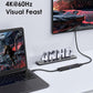 LENTION USB C Hub with 100W Charging, 4K@60Hz HDMI, Dual Card Reader, USB 3.0 & 2.0 Compatible 2024-2016 MacBook Pro, New Mac Air/Surface, Chromebook, More, Stable Driver Adapter (CB-CE18p.Black)
