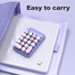 MOFII Wireless Number Pads - Purple Numeric Keypad 18 Keys USB 2.4G Round Keycap Colorful Extensions Keypads, Financial Accounting Portable Numpad 10 Key for Laptop/PC/Notebook/Surface Pro