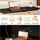 YSAGi Leather Desk Protector, Non-Slip Large Mouse Pad, Waterproof PU Laptop Mat Table Pad for Office and Home (90 x 43 cm, Black)