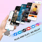 MFi Certified USB 3.0 Flash Drive 512GB for iPhone, 3in1 External Memory Photo Keeper Storage Stick for Picture/Video/Data Saver/Backup, High Speed Thumb/Jump/Hard Drives for iPad/Android/PC (Black)