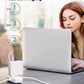 SUPERDANNY Power Strip with USB, 9.8ft Mini Desktop Charging Station with 2 Wide-Spaced Outlets & 4 USB Ports, Portable Flat Plug Extension Cord for Travel, Dorm, Room, Home Office Essentials, White