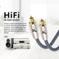 Digital Fiber Optic Audio Cable for Sound Bar Toslink Cord Male to Male 24K Gold Plated Connector Optical Audio Cable 6ft 10ft S/PDIF Glass Core, 6.56feet/2M IMP-2201