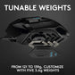 Logitech G502 HERO High Performance Wired Gaming Mouse, HERO 25K Sensor, 25,600 DPI, RGB, Adjustable Weights, 11 Buttons, On-Board Memory, PC/Mac