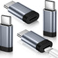 Temdan 4 Pack Lightning to USB C Adapter for iPhone 15/16/17 Pro/17 Pro Max,for iPhone 17/16 Charger,17/16 Accessories,Fast Charging & Data Transfer,USB C Charger Connector Cable,Not for Audio/OTG