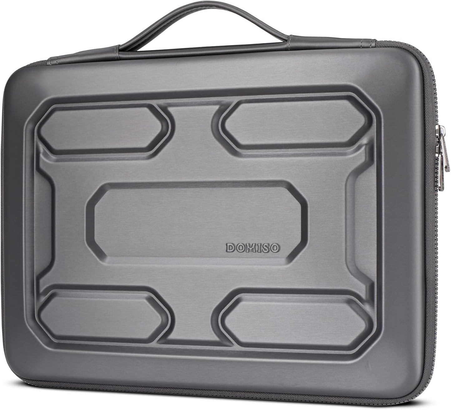 DOMISO 13.3 inch Laptop Sleeve with Handle Shockproof Computer Bag Waterproof EVA Protective Carrying Case for 13-13.3 inch Notebooks/13 MacBook Air/MacBook Pro Retina/Dell XPS 13/HP, Dark Grey