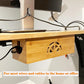 Cable Management Box,Cord Organizer Box,Bamboo Cable Organizer Box for fit Desk Computer USB Behind TV Home Hall Computer Power