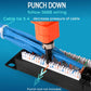 Rapink Patch Panel 24 Port Cat6 10G Support, Network Panel UTP 19-Inch, Wallmount or Rackmount 1U Ethernet Patch Panel Punch Down Block for Cat6, Cat5e, Cat5 Cabling
