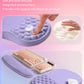 Hokafenle 2in1 Combination, Wave Keyboard Wrist Rest and Ergonomic Curvature Mouse Pad Wrist Support for Relieve Wrist Pain, Filled with Soft Cushion Memory Foam, Purplish Blue