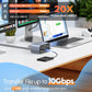 TobenONE Docking Station 3 Monitors, Triple Monitor Docking Station with Single 8K USB-C Video, Dual 4K HDMI, 10Gbps USB A/C, PD 3.0, 100W Power Supply, USB C Dock for Windows/ChromeOS, Dell, HP, ASUS