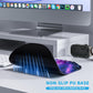 Mouse Pad with Wrist Rest, Ergonomic Mousepads with Wrist Support, Soft Lycra Fabric Memory Foam Office Desk Accessories for Comfort/Pain Relief/PC Gaming/Computer/Laptop (Purple Galaxy)