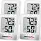 ThermoPro TP49 4 Pieces Digital Hygrometer Indoor Thermometer Humidity Meter Mini Hygrometer Thermometer with Temperature and Humidity Monitor Room Thermometer