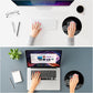 ITNRSIIET Mouse Pad Non-Slip Rubber Base Smooth Surface Stitched Edges Waterproof Durable Compatible with All Mice for Office & Gaming, Desk Accessory, Diameter 8.7 inch, Wave
