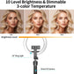 70.9" Auto Face Tracking Tripod 360° Rotation with 10" Ring Light, Phone Tripod & Selfie Stick with Remote for Cell Phone 4"-7", Motion Sensor Phone Tripod for Tiktok Live Stream Vlog Video Recording